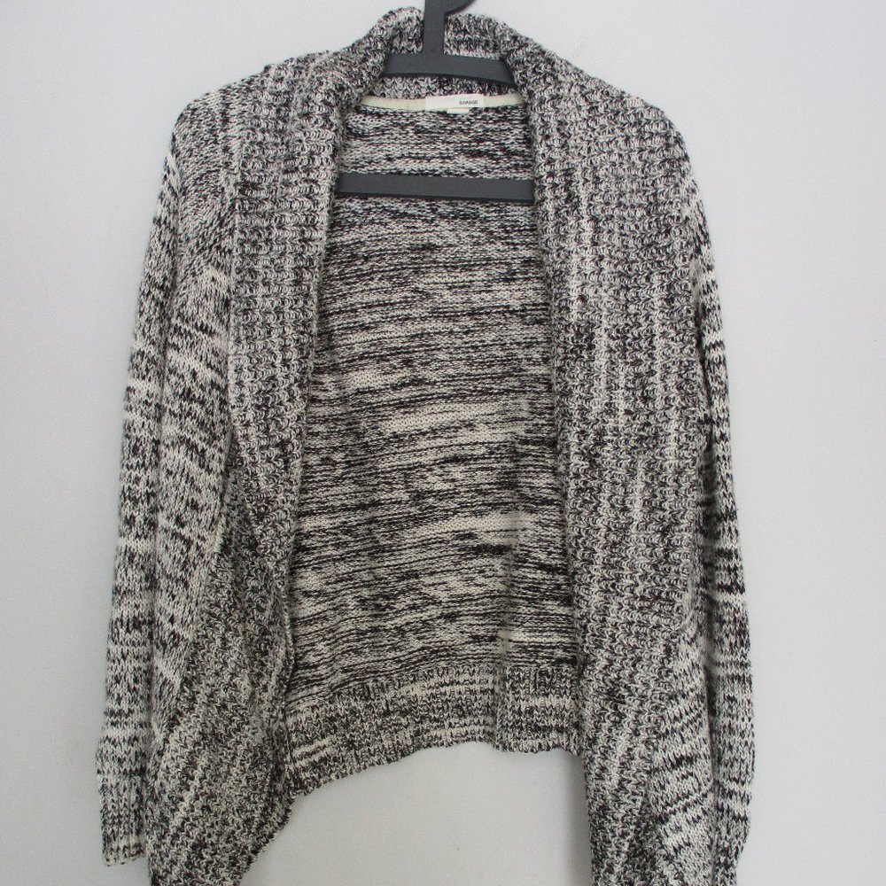 Womens Garage Open Front Cardigan Size Small Black